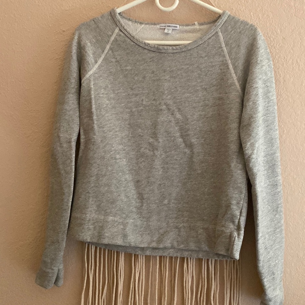 Gray Crewneck James Perse sweatshirt